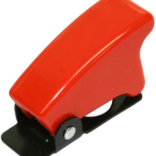 Toggle Switch Cover Missile Type Red