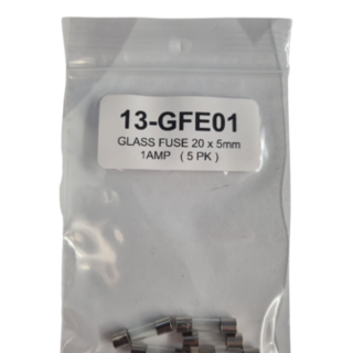 Glass Fuse 20 x 5mm 1amp Pack Of 5