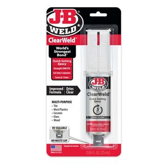 Jb-weld Clearweld Epoxy Syringe 25ml
