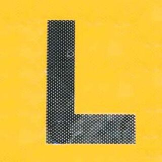 L Plate [Static Cling]