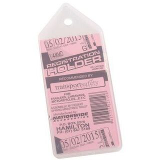 Registration Holder