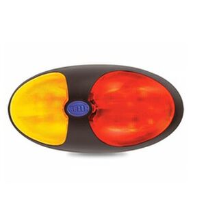 DuraLED® Red / Amber Side Marker Lamp with Clear Lens Blister Pack