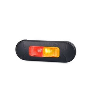 DuraLED® Red / Amber Flush Mount Side Marker Lamps Blister Pack