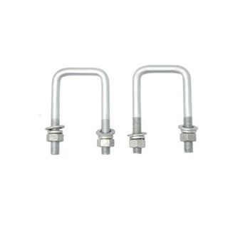 Square U-Bolt - M12 x 51 x 100mm - Pair Trojan