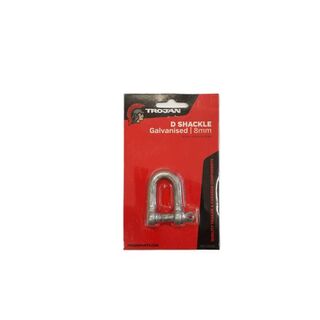 D-Shackle - Galvanised - 8mm - 34mm x 17mm Trojan