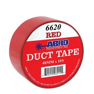 6620-2-10RED — ABRO Cloth Tape 10 Yards Red