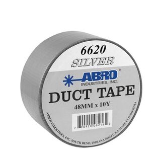 6620-2-10SIL — ABRO Cloth Tape 10 Yards Silver