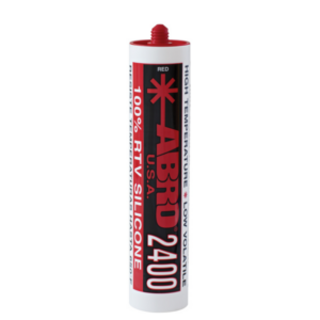 SS-2400 — ABRO Hi-Temp RTV Silicone Cartridge 343°C