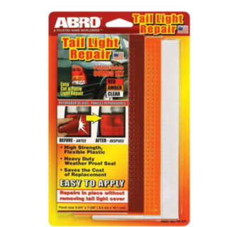 TR375 — Tail Light Repair Card Red/Amber/Clear