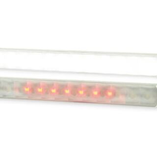 LED Strip Lamp White/Red With 3-Way Switch 12V