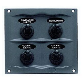 Switch Panel 4 Way Compact