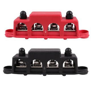 4-Terminal Bus Bar Twin Pack RV & Marine 8mm Studs