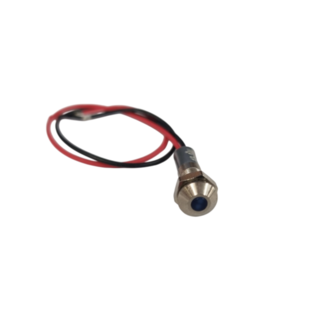 LED PILOT LAMP 12/24VDC 6mm THREAD *** BLUE ***