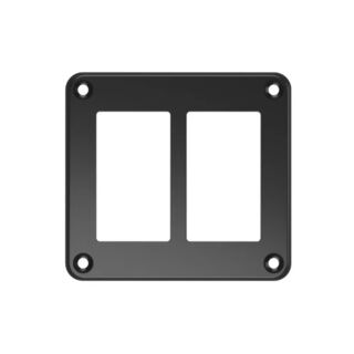 SWITCH PLATE METAL ( 2 WAY )