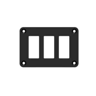 SWITCH PLATE ( METAL ) 3 WAY