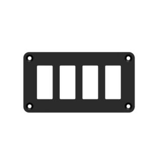 SWITCH PLATE ( METAL ) 4 WAY