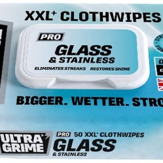 Wipes Glass & Stainless XXL 50 Pack