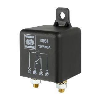Hella High Capacity Relay 12V 4 Pin Normally Open 100A Continuous / 180A Peak 3061