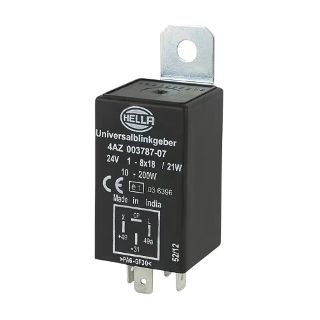 Hella Electronic Flasher Unit 24V 4 Pin High Capacity 10-200W 3015