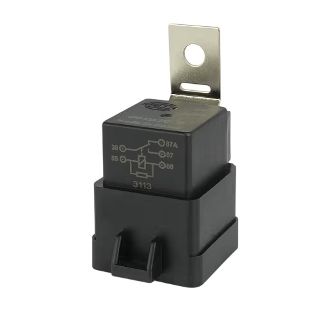 Hella Mini Relay 12V 5 Pin Change-over 30/20A with Resistor Weatherproof 3080S